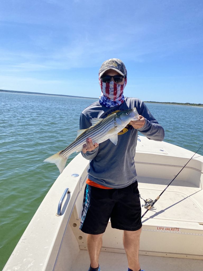 Fishing with masks and Buffs - Salty Fly Cape Cod