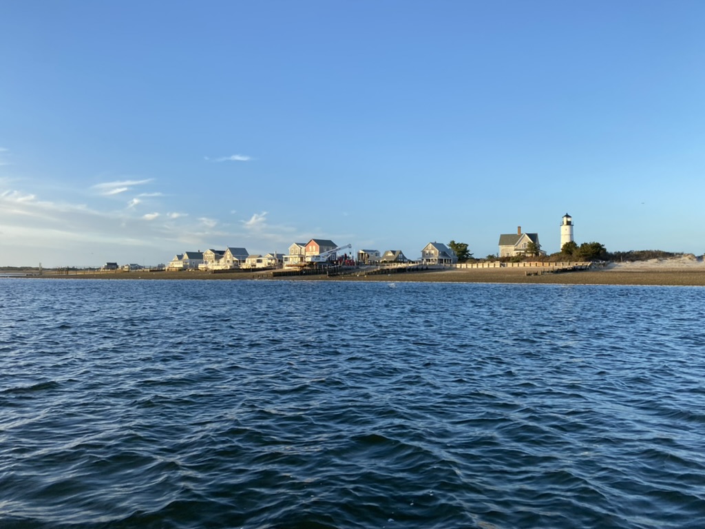 Sandy Neck cottage colony view in early November